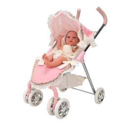 Muñecas Arias Silla de Paseo Reborn de París para Muñecas, 29x53x60 cm, Altura Manillar 62 cm, +3 Años Muñecas Arias Silla de Paseo Reborn de París para Muñecas, 29x53x60 cm, Altura Manillar 62 cm, +3 Años