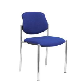 Silla Piqueras Y Crespo Villalgordo Confidente Chasis Cromo Asiento Y Respaldo Tapizados Bali Azul Precio: 160.49999988. SKU: S5703286