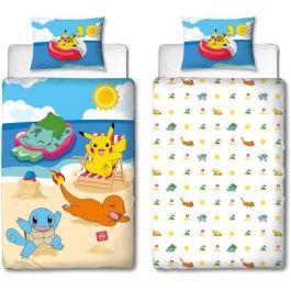 Pokemon POK3700891712491 - Juego de Cama Microfibra Pikachu y Amigos en la Playa - Funda Nórdica 140x200 cm + Funda Almohada 63x63 cm Precio: 38.95232. SKU: B14RHDJK93