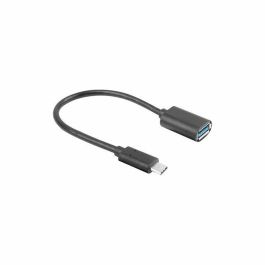 Lanberg AD-UC-UA-04 Adaptador USB Tipo C a USB A 3.2 Gen 1, 5Gbps, 0.15m, Negro Precio: 5.79000004. SKU: S5609109