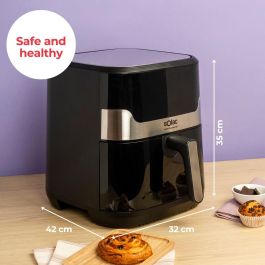 Freidora de Aire Solac Negro 1700 W 8 L