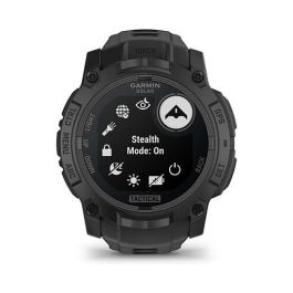 Garmin Instinct® 3 Solar Tactical Edition - Reloj Inteligente GPS, 50 mm, Pantalla AMOLED Táctil, Energía Solar, 40 Días Batería, Negro, Unisex