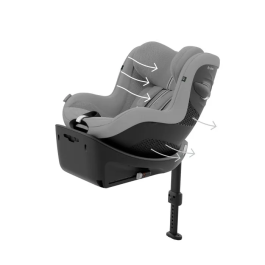 Cybex Gold Sirona G i-Size Plus Silla de coche giratoria 360° Gris piedra CYB4063846480715