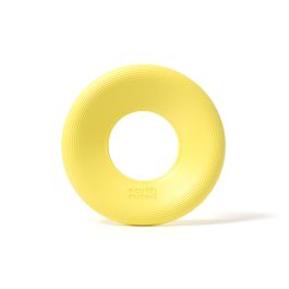 Earth Rated Fly Toy L Juguete Volador Disco Flotante para Perros - Material Suave y Duradero, Agarre Cómodo, Ideal para Agua y Tierra - Amarillo