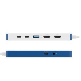 Targus Flex 9 Port Dual 4K HDMI USB-C Hub Estación de Conexión USB Tipo C para Portátiles con PD 100W