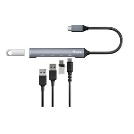 EQUIP HUB USB-C 3.2 LIFE 2 PUERTOS USB 2.0 1 PUERTO USB 3.0 1 PUERTO USB-C + 1 PUERTO USB C PD 100W CARCASA DE ALUMINIO EQUIP HUB USB-C 3.2 LIFE 2 PUERTOS USB 2.0 1 PUERTO USB 3.0 1 PUERTO USB-C + 1 PUERTO USB C PD 100W CARCASA DE ALUMINIO