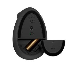 Logitech Ratón Vertical Ergonómico Inalámbrico Lift. Conexión Bluetooth & Logi Bolt USB, 6 Botones, 4000 DPI, Plástico Reciclado