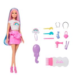 Barbie Muñeca Pelo Arcoíris Brillante JJP07 Mattel