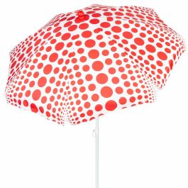 Sombrilla de playa Aktive Rojo 200 x 205 x 200 cm (6 Unidades) Sombrilla de playa Aktive Rojo 200 x 205 x 200 cm (6 Unidades)