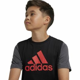 Camiseta de Manga Corta Unisex Adidas Essentials Negro
