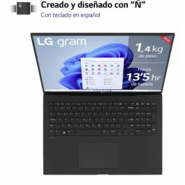 LG 17Z90R Portátil Ultraligero 17" WQXGA 144Hz Intel Core i7-1360P 32GB RAM 1TB SSD NVIDIA RTX 3050 Win 11 Home Negro