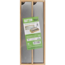 Quttin Dispensador de Bambú y Aluminio 33.7 x 13.7 x 5.5 cm (12 Unidades)