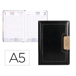 Agenda Encuadernada Liderpapel Dorios A5 2025 Dia Pagina Color Negro Papel 70 gr Precio: 9.89999978. SKU: B1GAJTCL3W