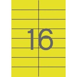 Apli Etiquetas Adhesivas 105x37 mm Inkjet-Láser C-Rectos 16 X 20H Amarillo Fluorescente Precio: 9.68999944. SKU: S8400856