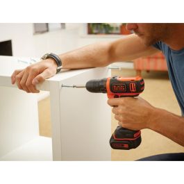Black & Decker Destornillador Inalámbrico 10.8V, 2 Baterías Litio, Control de Torque 10 Posiciones y Caja