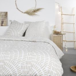 Juego de ropa de cama Mawira - 2 personas - 260 x 240 cm - 100% algodón - Estampado Étnico Beige - HOY Precio: 43.58999953. SKU: S7177467