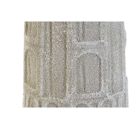 Jarrón Home ESPRIT Blanco Resina 15 x 15 x 41 cm