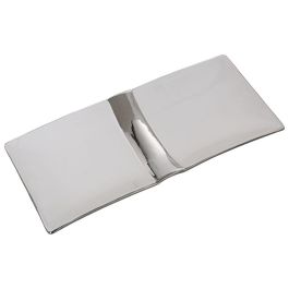 Centro de Mesa Alexandra House Living Blanco Plateado 31 x 14 x 3 cm