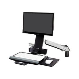 Ergotron Styleview Sit-Stand Combo Arm - Brazo Ajustable para Monitor, hasta 61 cm (24"), Pared, Aluminio, 13.2 kg, 100x100 mm VESA, Inclinación -30° a +30°, Rotación 360° Precio: 709.8899995. SKU: B19A37HRFL