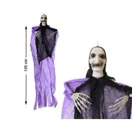 Figura Colgante De Esqueleto Con Capa Larga Morada Y Velo Negro - 125x67 cm - Decoración Halloween Precio: 2.98999954. SKU: B197QB8E3V