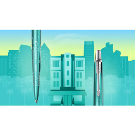 Boligrafo Parker Jotter Core Global Icons Miami Turquesa Ct
