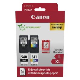 Canon Tinta Ecopack Negro+Cian+Magenta+Amarillo + 50H Papel Fotográfico 10x15 para Canon Pixma MG, MX, TS, PG Precio: 52.95000051. SKU: B1KJ2VDRJN