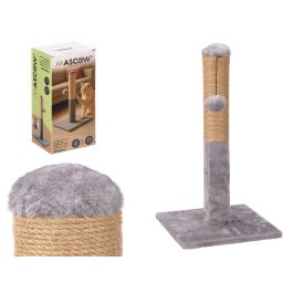Mascow Rascador Columna para Gato Base Cuadrada 30x50x30 cm Gris Marrón Precio: 22.58999941. SKU: B12JDCLRL5