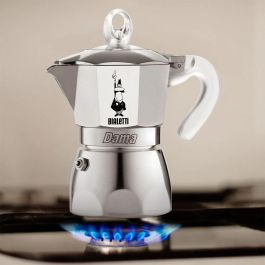 Bialetti Cafetera italiana Dama Pure Ice 3 Tazas, 0.18 L, Aluminio, Metálico