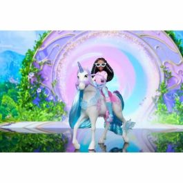 Spinmaster SPI6072675 Figuras de Layla + Glaciar Unicorn School, 5 accesorios incluidos, a partir de 4 años