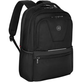 Wenger Mochila para portátil XE Resist de 16 pulgadas con bolsillo para tablet, Negra