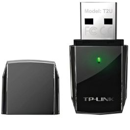 TP-LINK Archer T2U Adaptador USB 2.0 WiFi AC600 Doble Banda 802.11ac para PC/Portátil, 433Mbps en 5GHz + 150Mbps en 2.4GHz