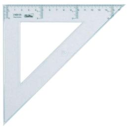 Escuadra de 25 cm.cristal Precio: 1.49999949. SKU: B1CS83NPAG