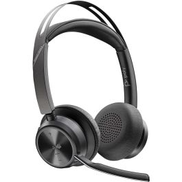 HP Voyager Focus 2 UC inkl. LS USB-C/A Teams Auriculares Inalámbricos Bluetooth con Certificación Microsoft Teams y Adaptador USB-C/A