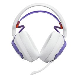 JBL Quantum 650 Auriculares Gaming Inalámbricos Over-Ear, Blanco, con Receptor USB-C y Micrófono Extraíble, 60h Batería