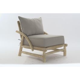 DKD Home Decor Butaca Balines Gris Claro Natural Madera Teca y Poliéster 80 x 73 x 82 cm Precio: 313.88999983. SKU: B1KCK6Z5EG