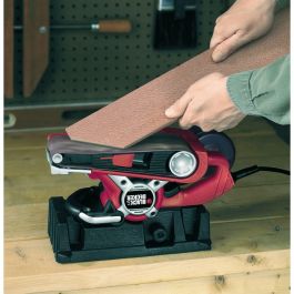 Black & Decker KA88-QS - Lijadora de Banda Eléctrica de 720W de Potencia, para Lijas de 75x533 mm