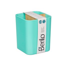 Organizador Cuadrado 3 Huecos Bambu Menta Berilo 9X11CM (6 Unidades) Organizador Cuadrado 3 Huecos Bambu Menta Berilo 9X11CM (6 Unidades)