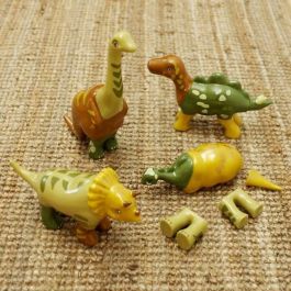 Klein KLE4009847000859 Juguete Magnético Puzzle de 4 Dinosaurios Grandes para Niños 1+ Desarrollo de Creatividad y Habilidades Manuales