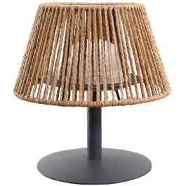 Lámpara de mesa inalámbrica - LUMISKY - STANDY MINI RAFFY - Al. 22 cm - Rafia natural - LED blanco cálido y blanco Precio: 51.98999982. SKU: B12A8YKYRY