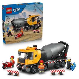 LEGO Hormigonera 60478 Lego City Camión de Construcción con 371 Piezas para Niños +7 Años