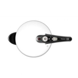 Bra A185103 Olla a Presión Rápida Vitesse de 7 litros, Ø22cm, Acero Inoxidable 18/10, 4 Sistemas de Seguridad, Inducción