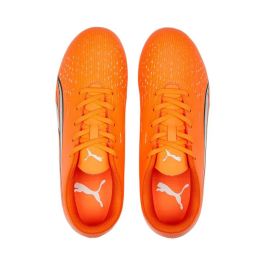 Botas de Fútbol para Niños Puma Ultra Play Mg Naranja