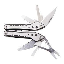 True Multiherramienta 10 en 1 de Acero Inoxidable con Tijeras, Cuchillo y Alicates