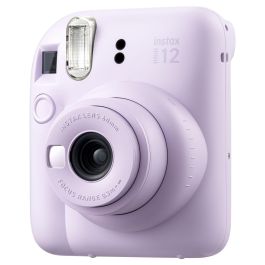 Fujifilm Instax Mini 12 Cámara Instantánea con Flash Automático, Espejo para Selfies y Modo Primer Plano, Azul Pastel