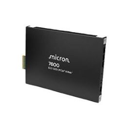 Micron 7600 PRO SSD 3.84TB NVMe U.2, PCIe 5.0, 3D TLC NAND, para servidores/estaciones de trabajo, 5 años garantía