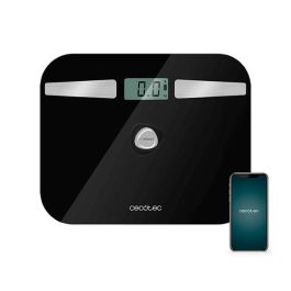 Cecotec Surface Precision EcoPower 10200 Smart Healthy Plaza Negro, Plata Báscula personal electrónica