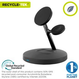 Cargador Inalámbrico Muvit for Change APH-MWC3 Negro