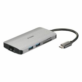 Hub USB C D-Link DUB-M810 Plateado Precio: 57.69000006. SKU: S0439253