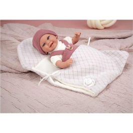 Muñecas Arias Muñeca Elegance 35 cm Babyto Rosa C/Manta (Muñeco de Peso)