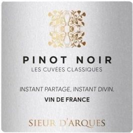 Sieur d'Arques Classic Cuvées Pinot noir - Vino de Francia